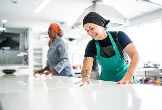 kitchen cleaning
